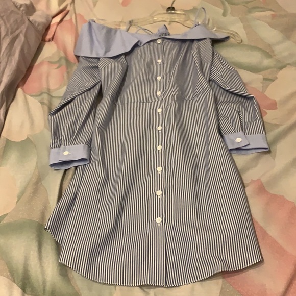 *Topshop off the shoulder dress - Picture 3 of 4